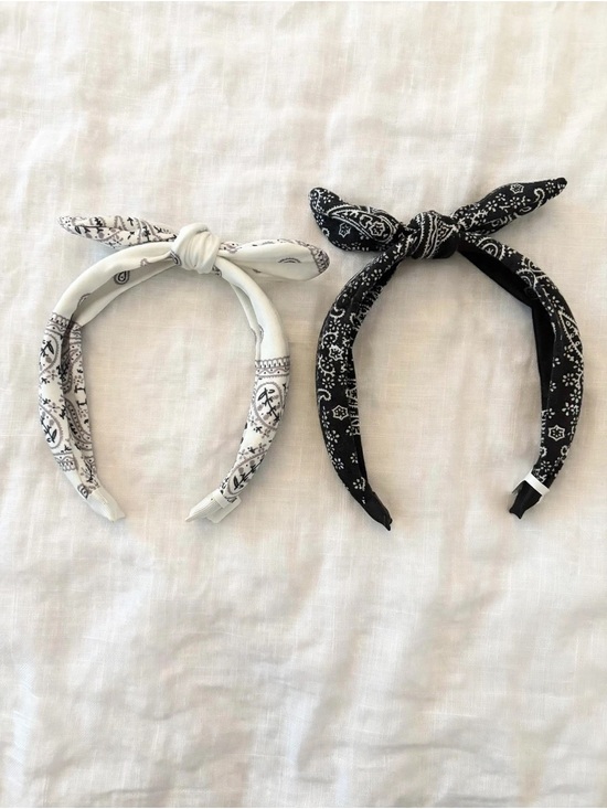 Claire's Accessories - Claire’s Paisley Bandana Bow Headband Set NWT 2pc